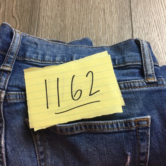 Gap Jeans Women Light Medium Wash Real Straight Jeans 28L 6 Long Denim - Picture 10 of 10